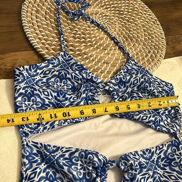 Maar Blue Patterned Swimsuit